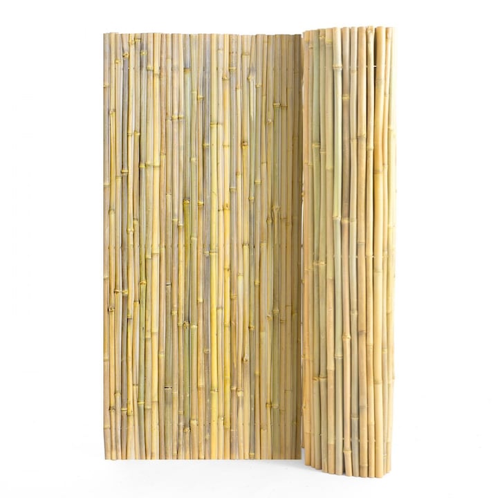 Gard din bambus laminat, model Panou, inaltime 6 ft (1, 83m), lungime 8 ft (2, 44m), grosime 0, 75 inch (1, 91 cm), material natural