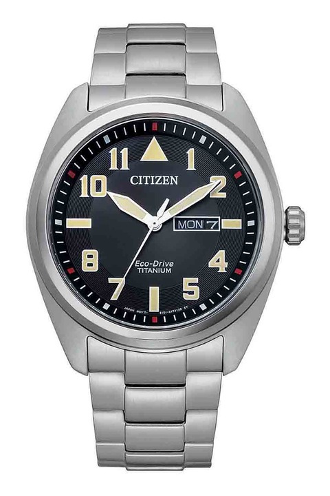 Citizen, Титаниев часовник Eco-Drive, Сребрист