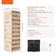 Joc Tumbling Timber Gigant, 60 Blocuri din Lemn de Pin, Geanta Inclusa, Tip Turn Caldator, Jucarie Educativa