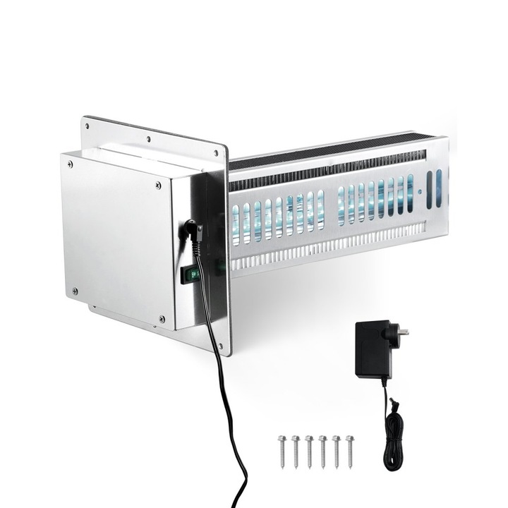 "HVAC légtisztító, 24 W, PCO technológia, szénszálas világítás, egész házra, 12 hüvelyk"