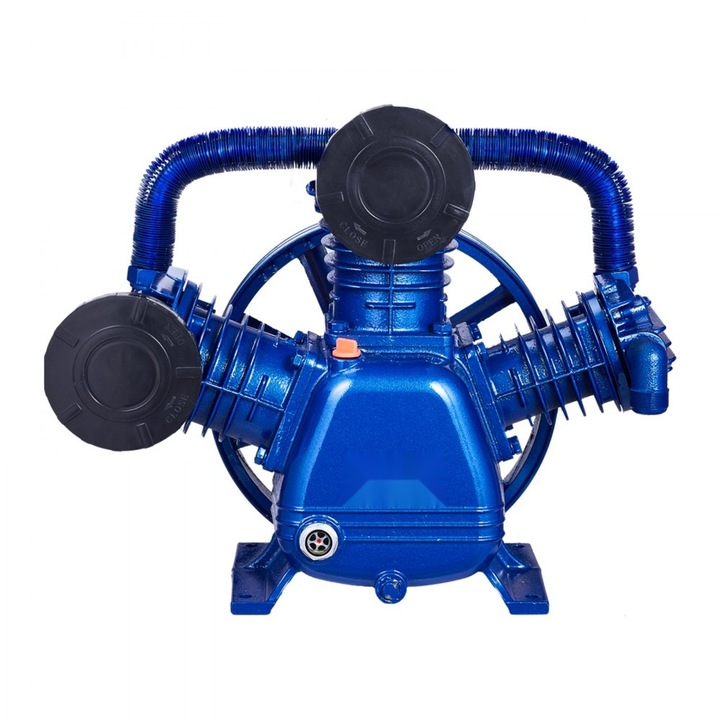 Unitate compresor pentru aer, model Zuigercompresor, motor 10 CP, cu trei cilindri