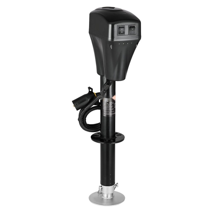 Cric Electric pentru Remorca, Modelul cu Limba de Putere, Capacitate 2.2 Tone, Ideal Pentru RV si Rulota