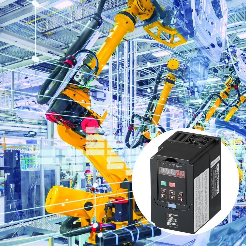 Motor electric VFD 1 CP, cu variatie de frecventa, 0, 75 KW, 3, 5 ...