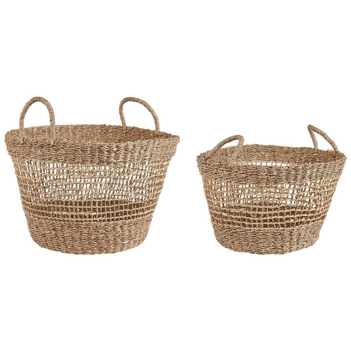 Set de 2 cosuri naturale cu alge marine Arowana