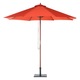 Piros napernyő 270 cm