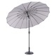 Világosszürke napernyő 255 cm