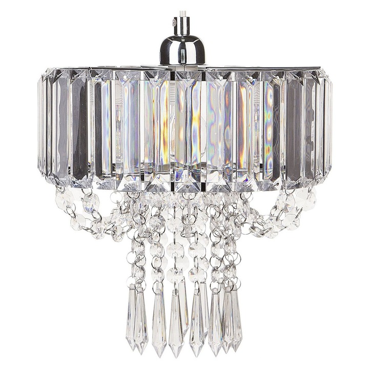 Candelabru Adorn Metal Transparent