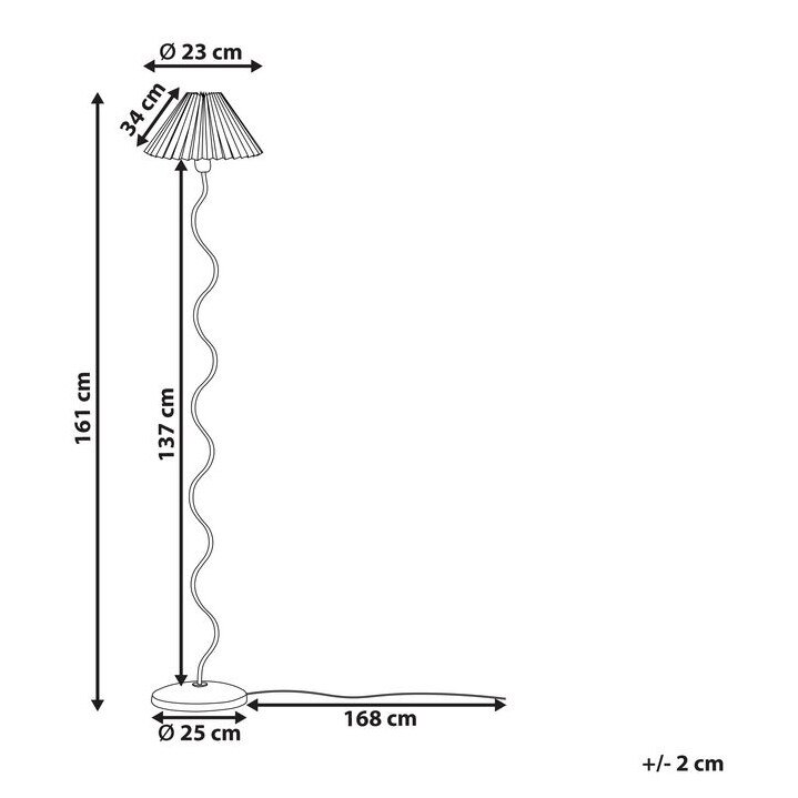 Lampater Roz Lampadar Jikawo Metal Roz - eMAG.ro