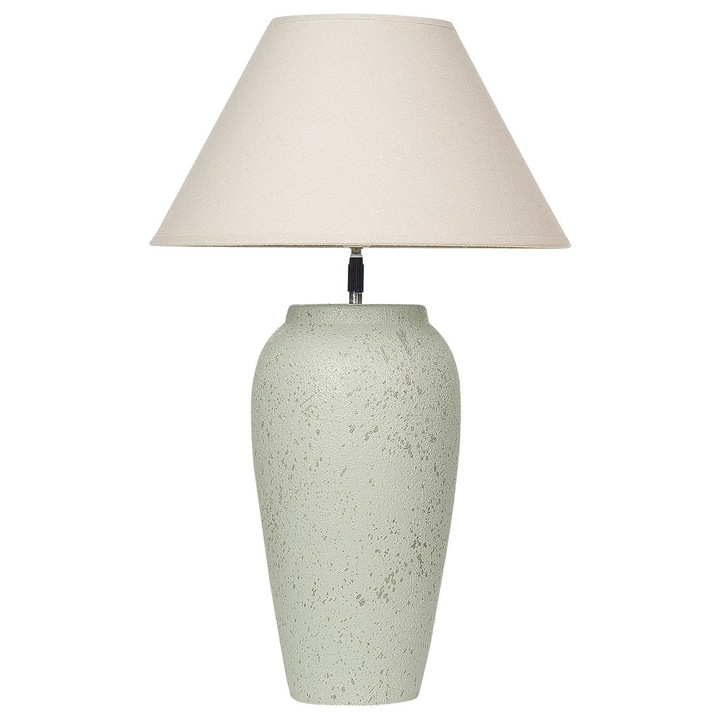 Lampa de masa Amblo Ceramica Alb-murdar