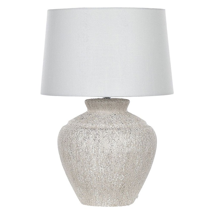 Lampa de masa Caine Ceramica Alb