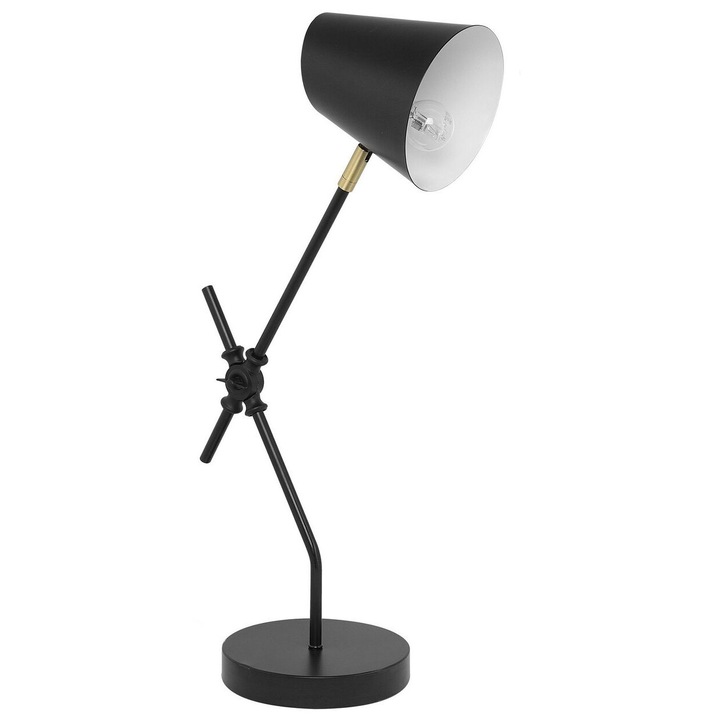 Lampa de birou Horton Reglabil Metal Negru