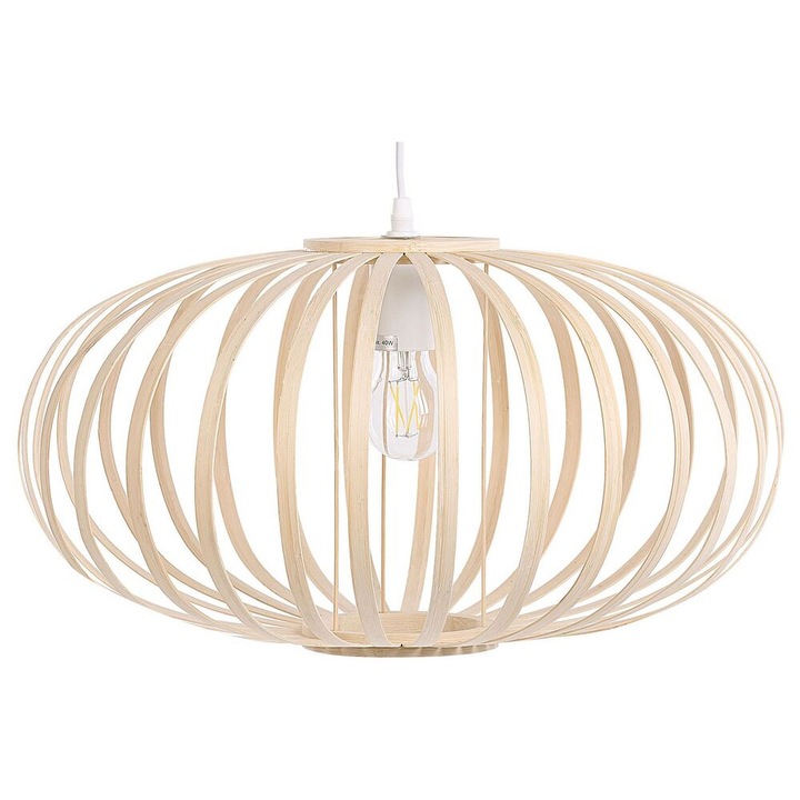 Lustra Havel Lemn de bambus Maro deschis