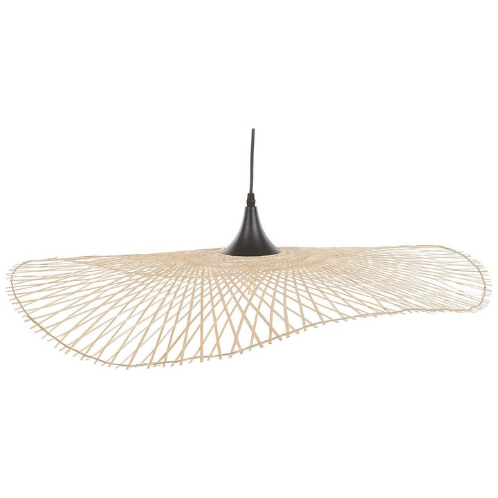 Lustra Floyd Lemn de bambus Maro deschis