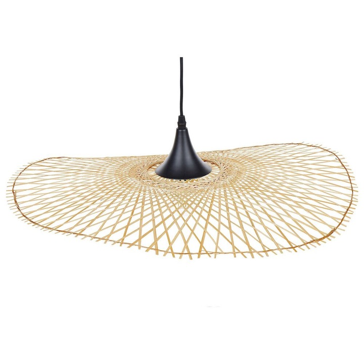 Lustra Floyd Lemn de bambus Maro deschis