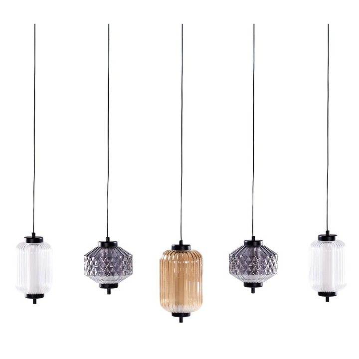 Lustra LED Sullane LED Sticla Multicolor