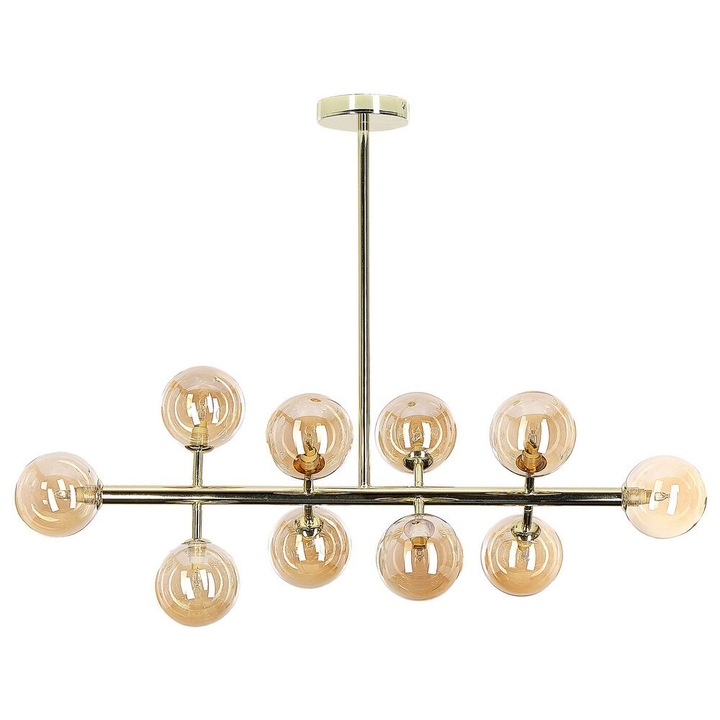 Lustra Ramis Metal Auriu
