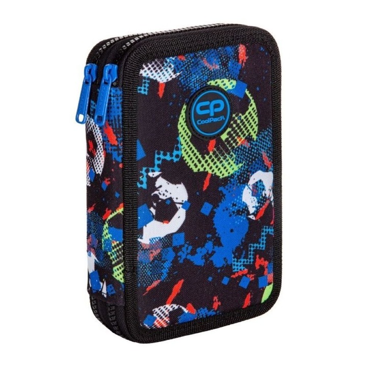 Ученически несесер с пособия COOLPACK - JUMPER 2 - Football Blue