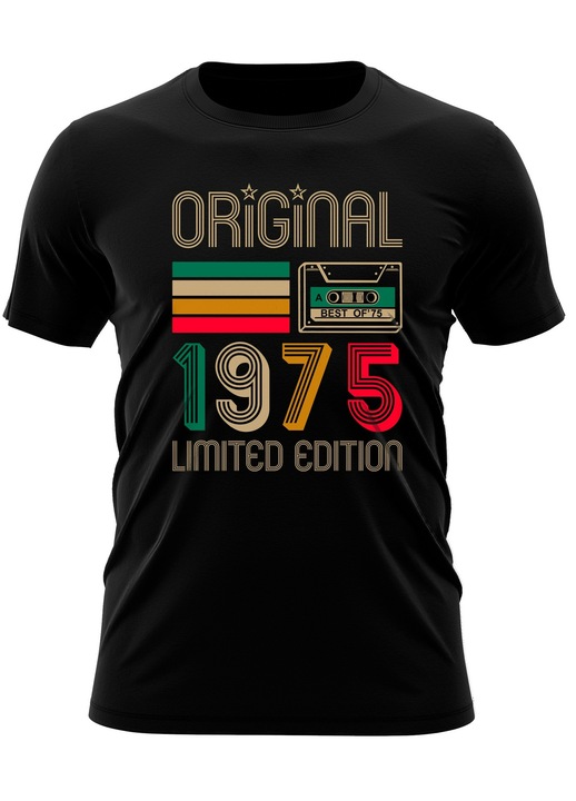 Tricou Premium Personalizat Cu Imprimeu, L, Multicolor, Pentru Barbati, Caseta Originala, Material 100% Bumbac, Maneci Scurte, Confortabil, Oeko-Tex Standard 100, Ideal Ca Cadou, ALG-TS-181-L