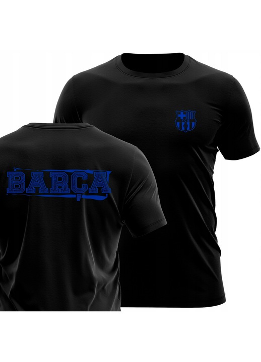 Tricou Premium Personalizat Cu Imprimeu, L, Albastru, Pentru Barbati, FC Barcelona, Material 100% Bumbac, Maneci Scurte, Confortabil, Oeko-Tex Standard 100, Ideal Ca Cadou, ALG-TS-779-L