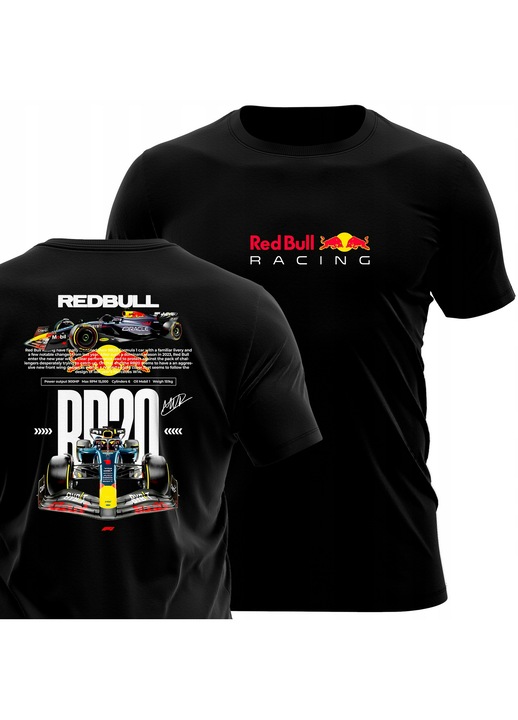 Премиум персонализирана тениска с щампа, M, Многоцветна, За мъже, Red Bull, 100% памучен материал, къс ръкав, удобна, Oeko-Tex Standard 100, идеална за подарък, ALG-TS-786-M