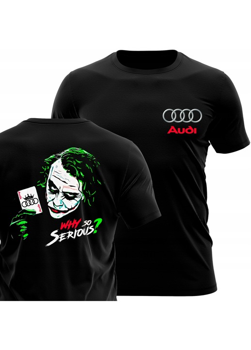 Tricou Premium Personalizat Cu Imprimeu, XXL, Multicolor, Pentru Barbati, Audi, Material 100% Bumbac, Maneci Scurte, Confortabil, Oeko-Tex Standard 100, Ideal Ca Cadou, ALG-TS-819-XXL