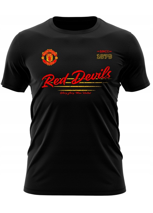 Prémium, Személyre Szabott Póló Nyomattal, XXL, Piros, Férfiaknak, Manchester United, 100% Pamut Anyag, Rövid Ujjú, Kényelmes, Oeko-Tex Standard 100, Ajándéknak Ideális, ALG-TS-841-XXL