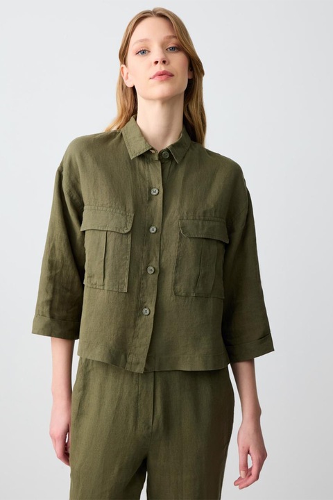 JIMMY KEY, Camasa lejera din in, Kaki