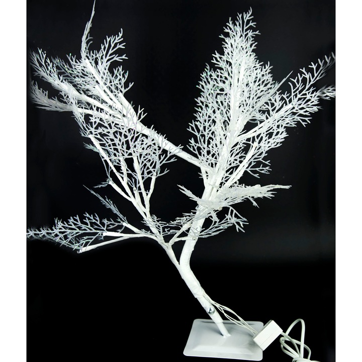 Pomisor luminos Cris, 48 leduri, pentru interior, Alb, 50cm