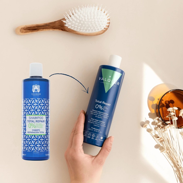 Repair sampon sérült hajra Total Repair, Valquer, 400 ml