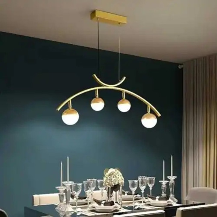 Lustra LED aurie, liniara, 20W, lumina naturala, 70x29x100cm, IP21, suspendata, montaj tavan, LED CONCEPT