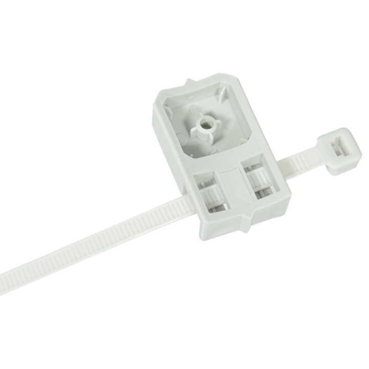 Suport cu brida plastic 4.8x286 mm TBBL gri (200 buc.) - CELO 9TBBL