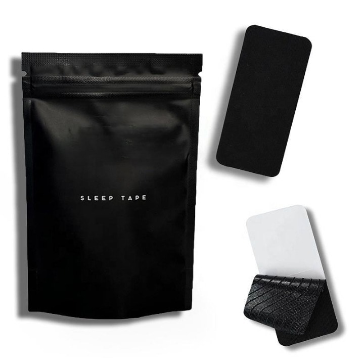 Пластири против хъркане – 30 бр., хипоалергенни, максимален комфорт, дишане през носа, спокоен сън, Myotape за възрастни, лента за уста за спокоен сън