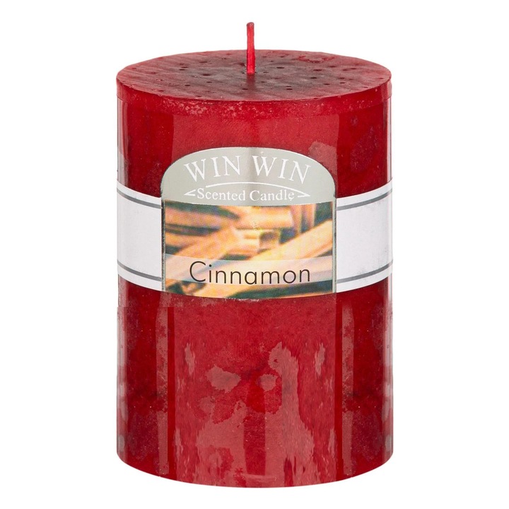 Ароматизирана свещ Бордо с аромат на канела Ø6.8x9.5см