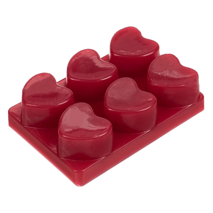 Wax Melts Love Potion illatgyertya piros szívek formájában - 6 db