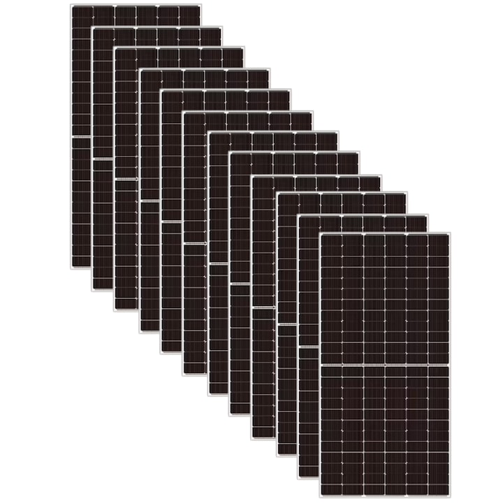 12 x Panou fotovoltaic Canadian Solar 460w ultima generatie, monocristalin, incarca si la lumina si la soare, eficienta foarte ridicata, sistem panouri solare, putere totala instalata 5.5kw