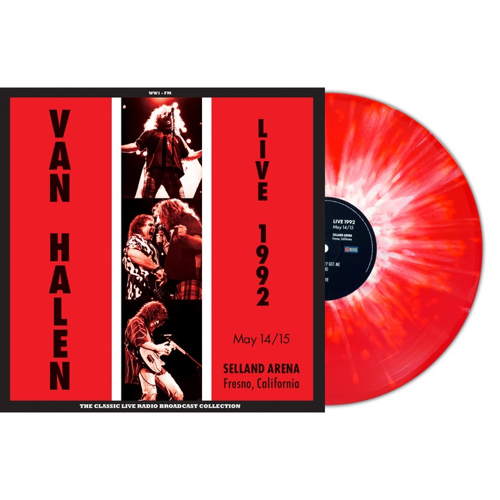 Van Halen - Live At Selland Arena Fresno 1992 -Red/White Splatter- (2LP)