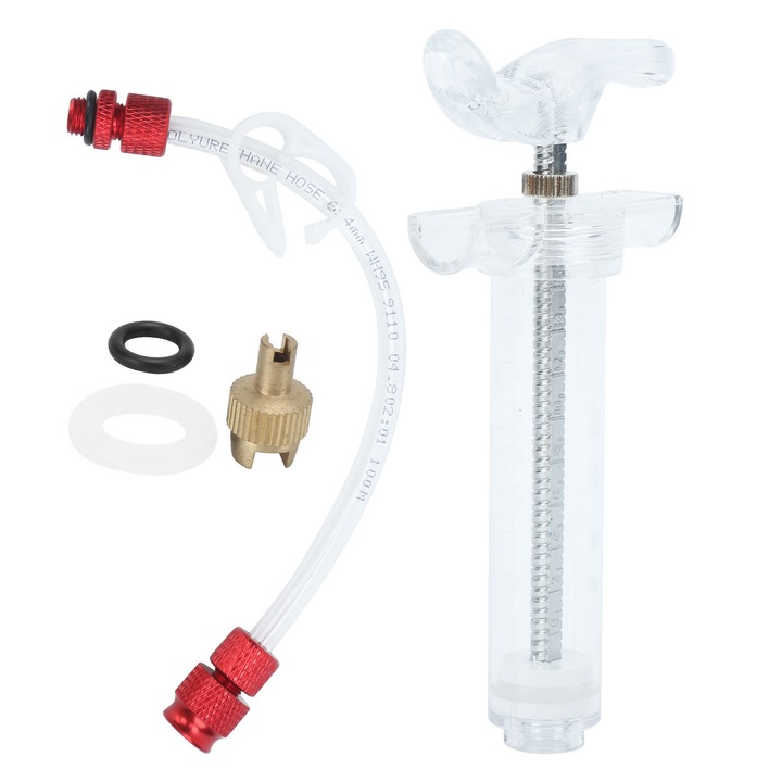 Set de instrumente pentru umplerea anvelopelor, Enforose, 20 ml, material plastic si aliaj de aluminiu, usor, portabil