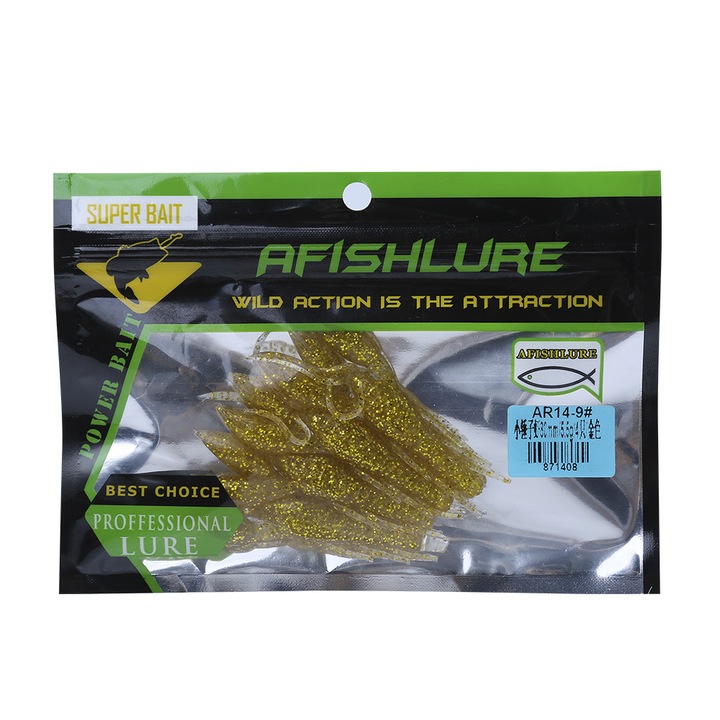 4 db bionikus horgászmami, Enforose, 80mm, többszínű, 26g