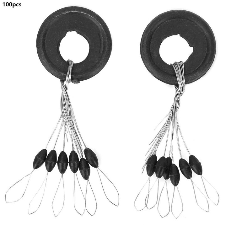 Pescuit Space Fasole Conector pentru linie de pescuit Opritor de plutire Aparatura de pescuit Bobber (Olive S)