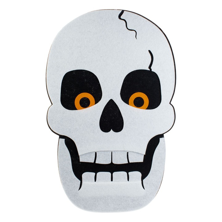 Hab koponya Halloween függő dekoráció