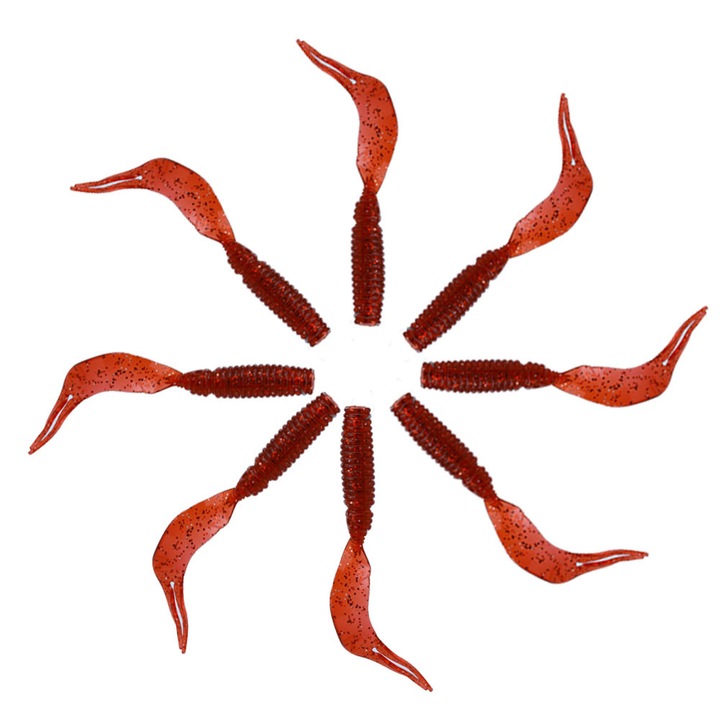 Enforose horgászcsalik, 8 db-os készlet, 75 mm, többszínű