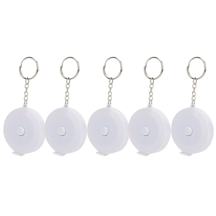 Ruler de masurare peste, Enforose, set 5 bucati, PVC impermeabil, 1.5m x 5.2x5x1.35cm