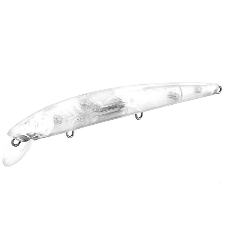 Naluci de pescuit készlet, Enforose, Minnow és Popper, PVC, 17cm, átlátszó