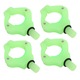Suport pentru undite, Enforose, set 4 buc, design magnetic, verde luminos, 5.7x4x2.3x1.2x1.6cm