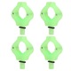 Suport pentru undite, Enforose, set 4 buc, design magnetic, verde luminos, 5.7x4x2.3x1.2x1.6cm