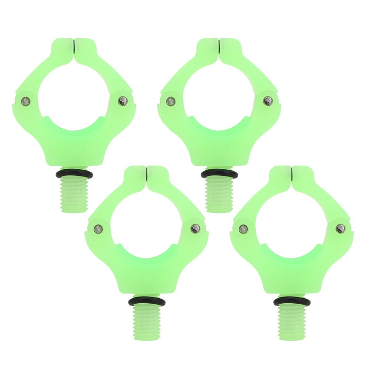 Suport pentru undite, Enforose, set 4 buc, design magnetic, verde luminos, 5.7x4x2.3x1.2x1.6cm