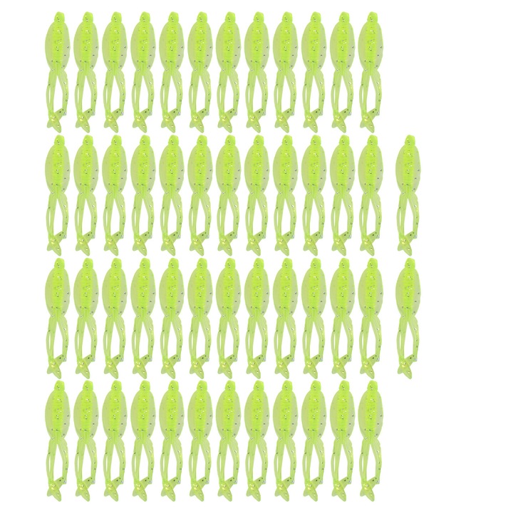 10 darabos mesterséges csali készlet több farokkal, Enforose