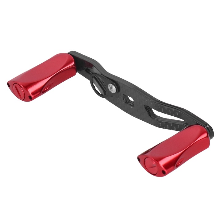 Alacsony profilú orsó átalakító lapos gombos lapos fogantyú Enforose horgászkerék tartozék (piros)