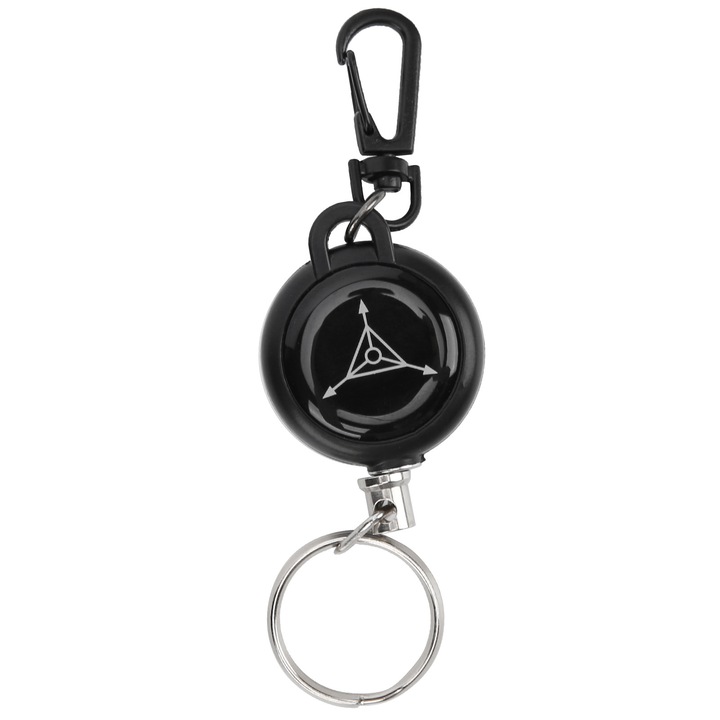 Retractor pentru pescuit cu musca, Enforose, din otel, lungime 57cm, diametru 3.5cm