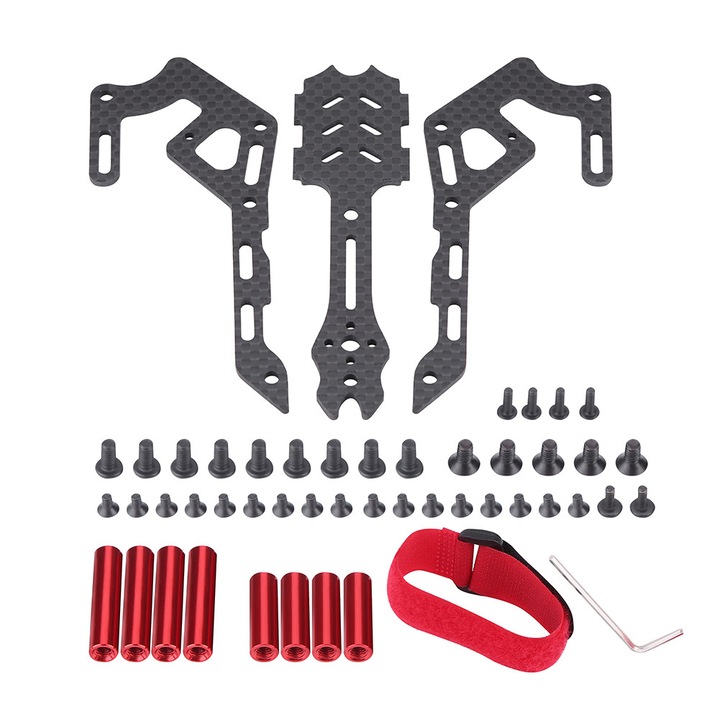 Kit cadru drona cu aeronava FPV 110mm Racing Quadcopter din fibra de carbon Accesoriu RC